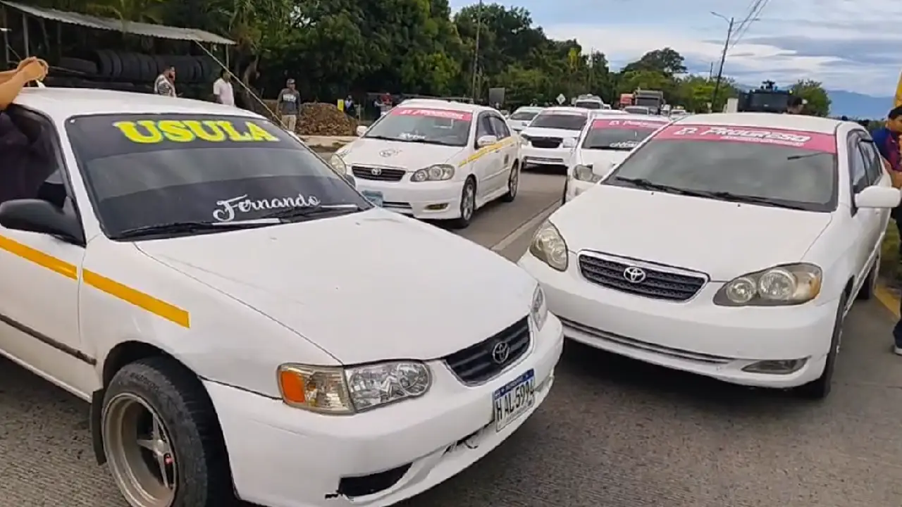 Protestas paralizan nuevamente accesos a El Progreso por alza de la tasa vial Imagen de Protestas paralizan nuevamente accesos a El Progreso por alza de la tasa vial