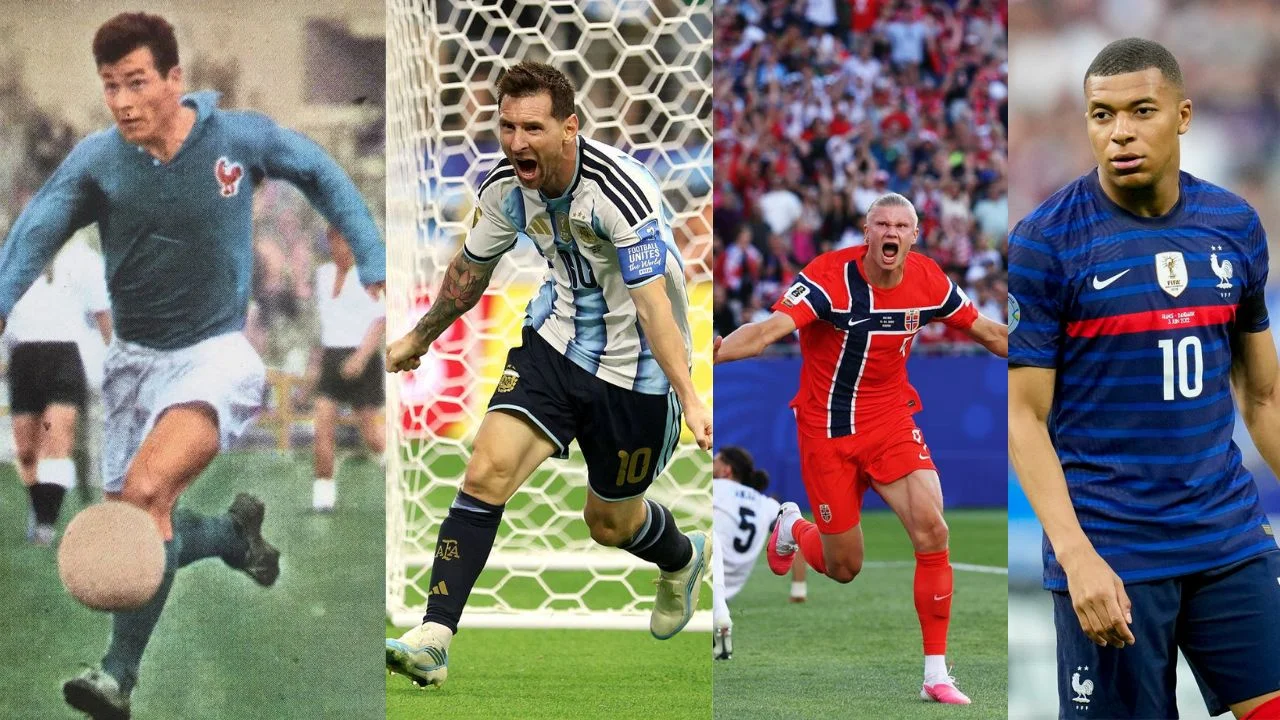 Imagen de El récord mundialista de Just Fontaine que persiguen Messi, Haaland y Mbappé