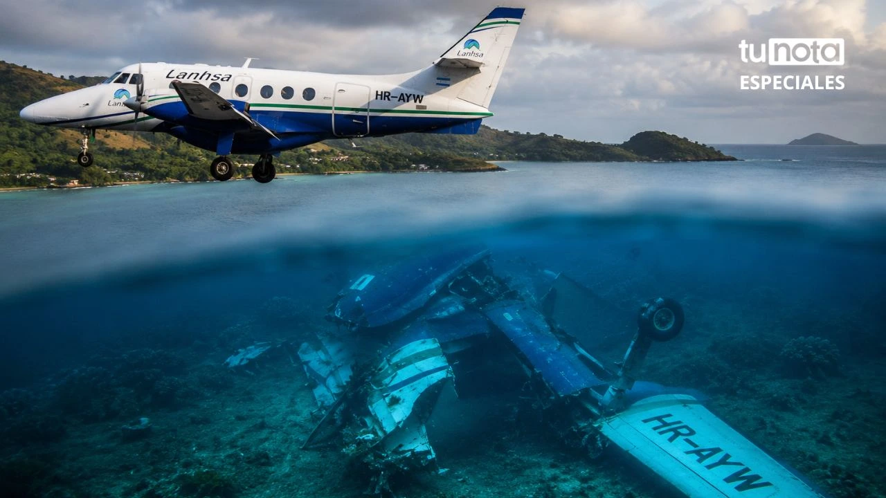 Siete minutos antes del horror: el vuelo que cayó al mar en Roatán Imagen de Siete minutos antes del horror: el vuelo que cayó al mar en Roatán