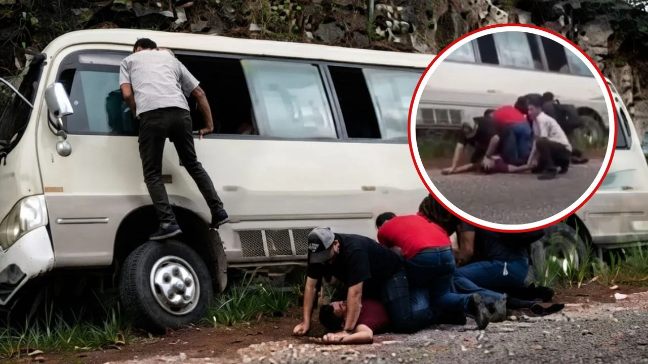 Imagen de Pasajeros 'linchan' a conductor de 'rapidito' por haber volcado