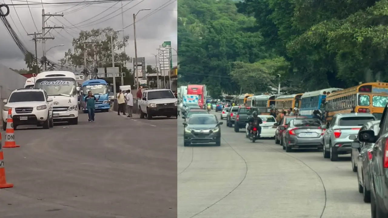 Transportistas protestan en Tegucigalpa para pedir seguridad; conoce qué puntos Imagen de Transportistas protestan en Tegucigalpa para pedir seguridad; conoce qué puntos