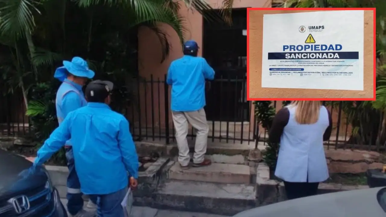 UMAPS sanciona a usuarios por derroche de agua en Tegucigalpa: ¿Cuánto pagarán? Imagen de UMAPS sanciona a usuarios por derroche de agua en Tegucigalpa: ¿Cuánto pagarán?