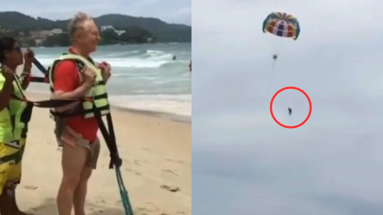 Video sensible: Hombre muere tras caer 30 metros haciendo parasailing Imagen de Video sensible: Hombre muere tras caer 30 metros haciendo parasailing