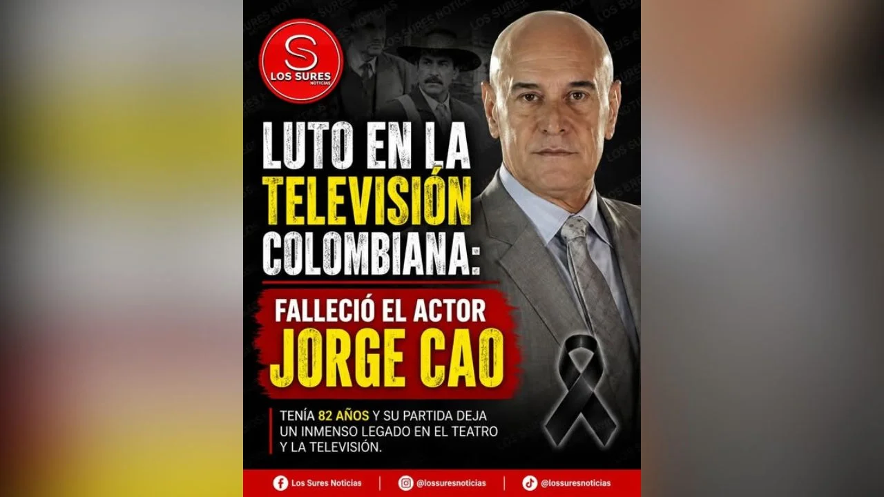 Publicación sobre la muerte falsa de Jorge Cao