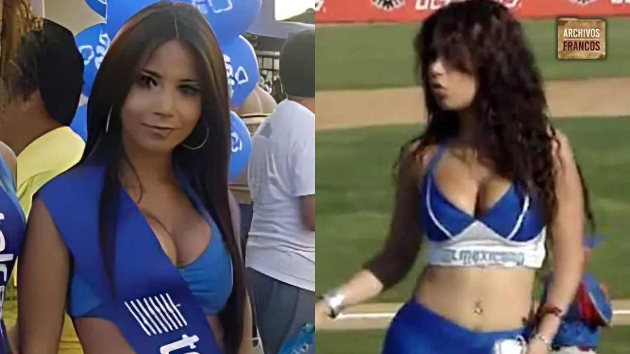 Karla Priscila Carrasco en su faceta de edecán.