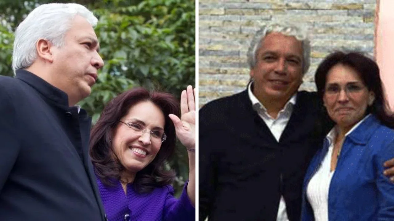 Fotos de Carlos Alonso Lucio y su esposa Viviane Morales