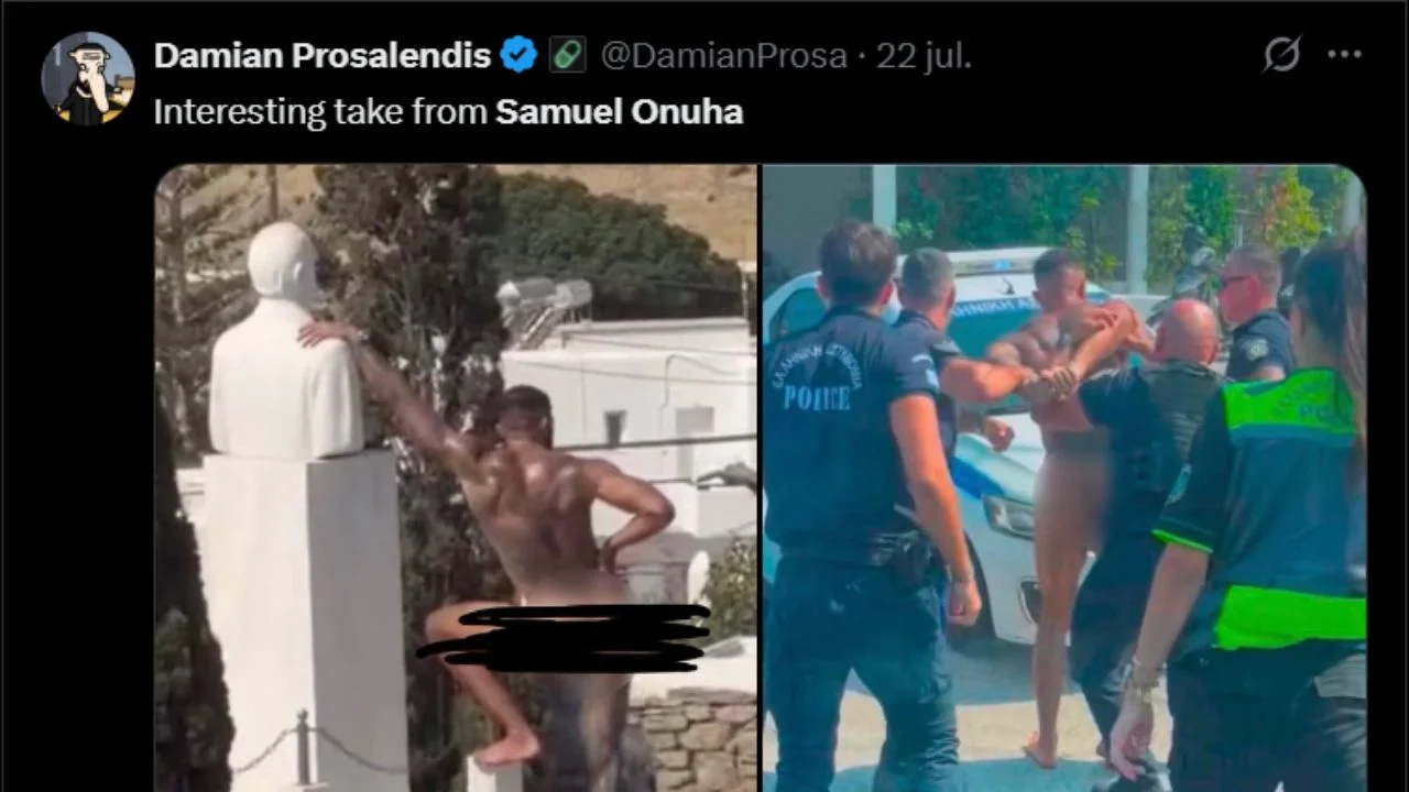 Publicaciones sobre el video filtrado de Samuel Onuha.