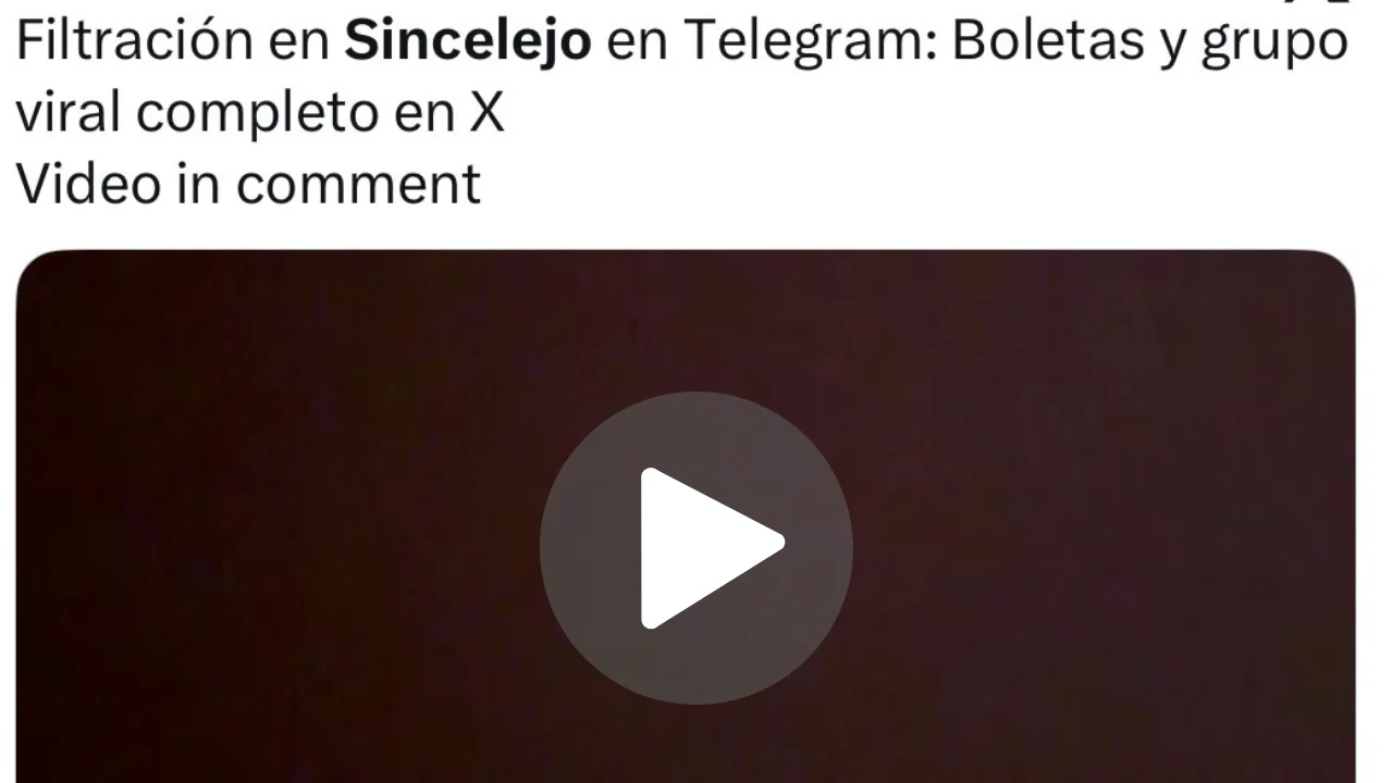 Foto de una captura en donde ususrios hablan sobre el video de las mujeres de Sincelejo