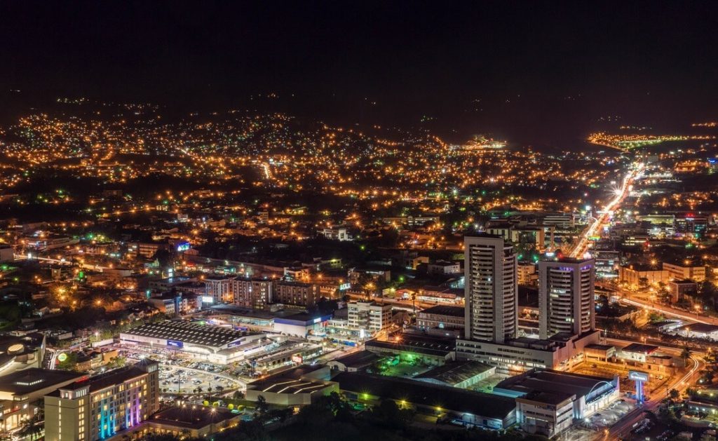 ciudad tegucigalpa noche