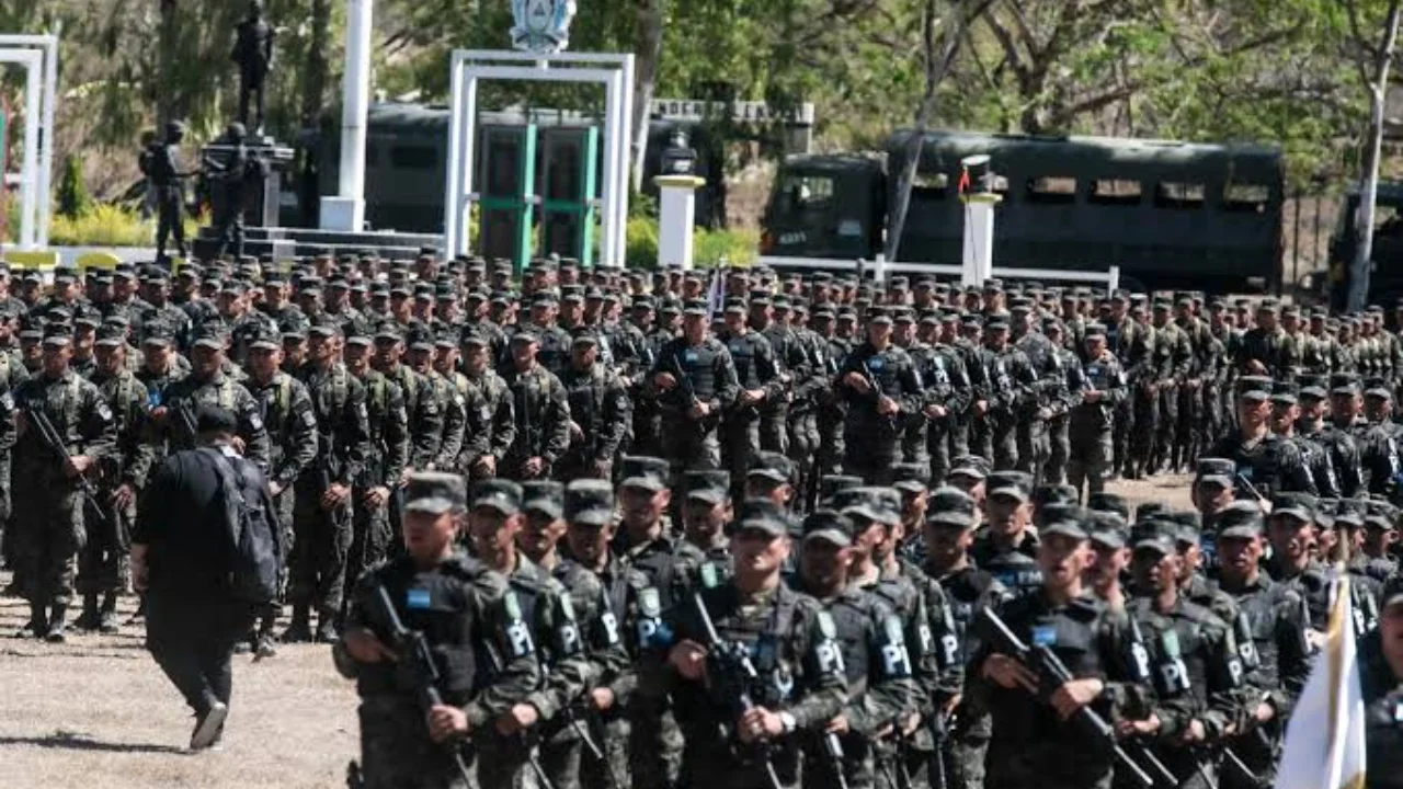 Foto de militares de Honduras