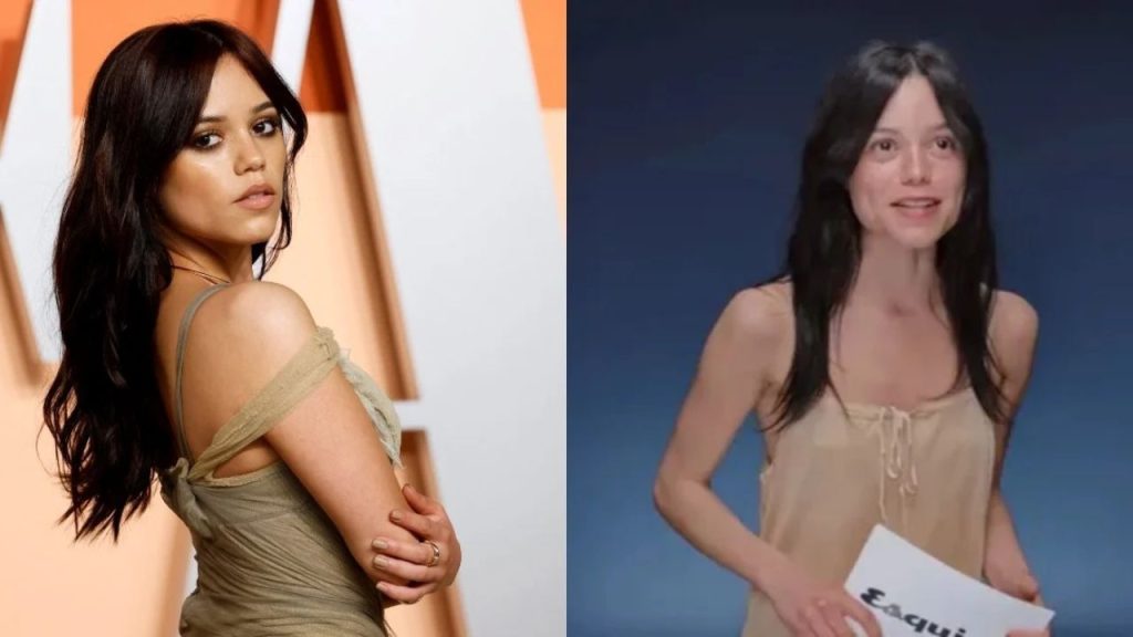 Fotografías de como lucía la actriz antes y en la actualidad.