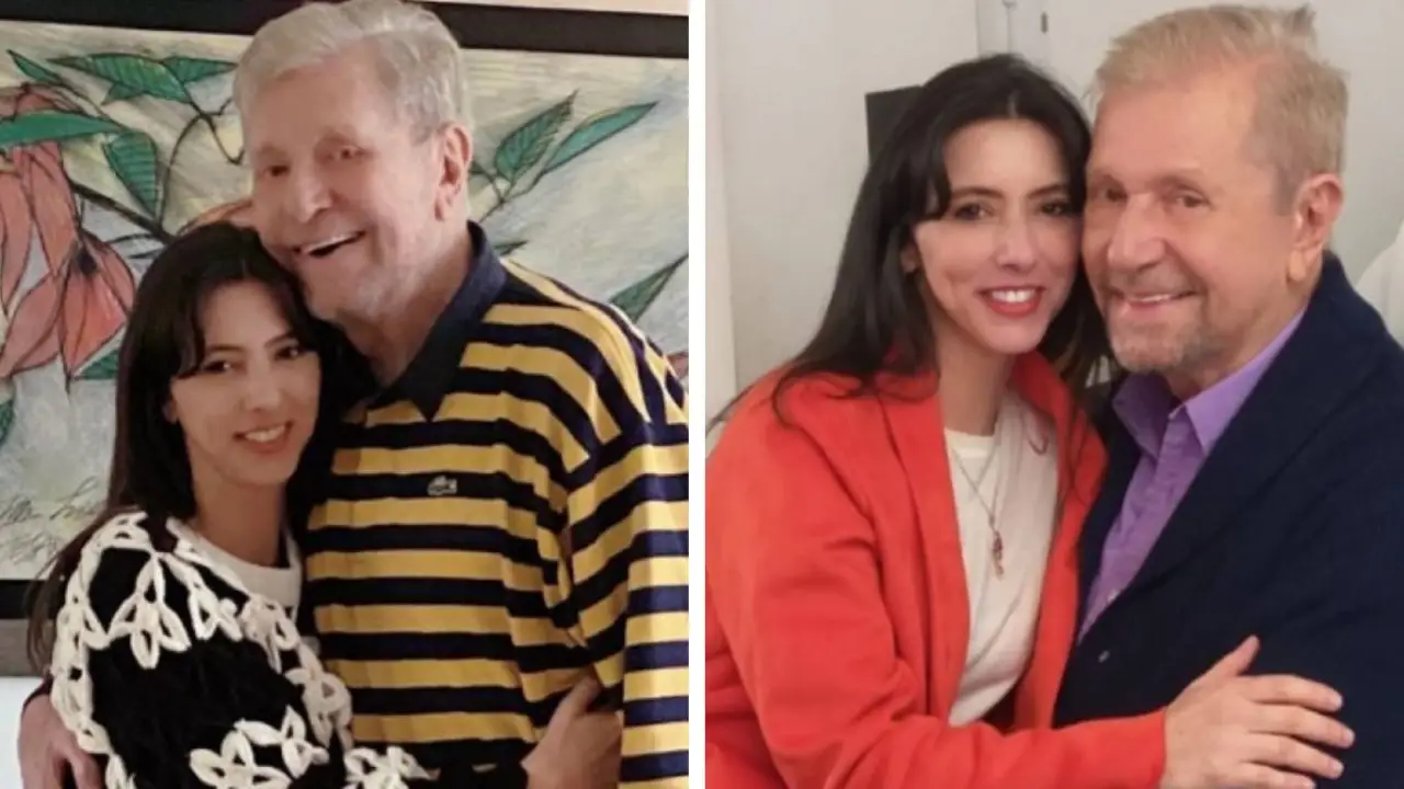 Actor Julio César Luna y su esposa, Liliana Fajardo.