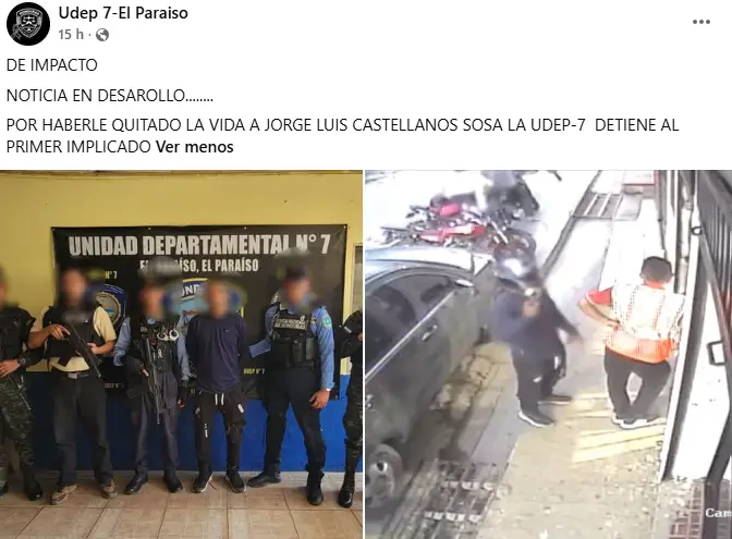 captura de venezolano por crimen de comerciante en Danlí