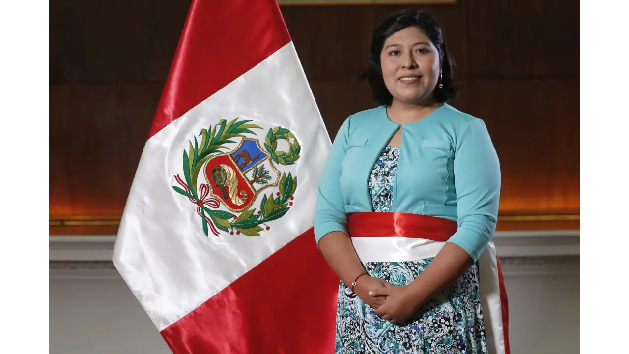 Betsy Chávez , exprimera ministras del gobierno de Perú.