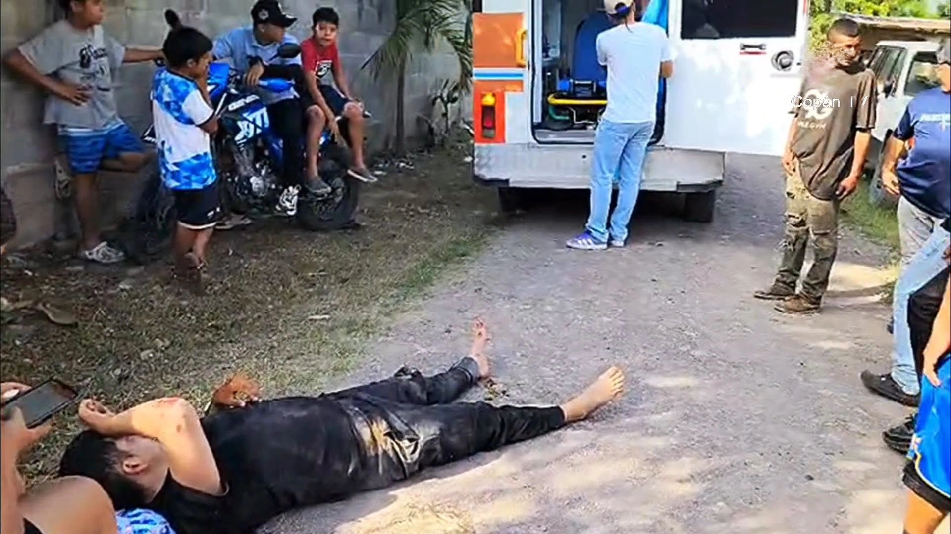 Copán accidente