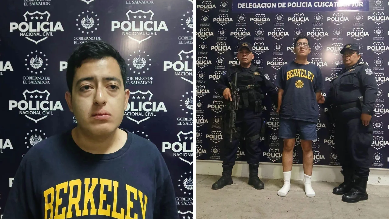 Fotos de Cristian Megu detenido