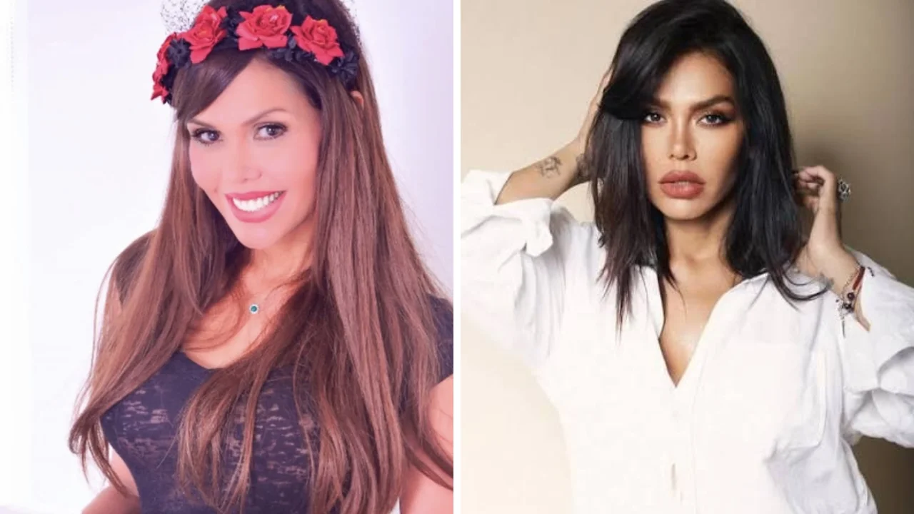 Collage de fotos de Andreína Yépez,