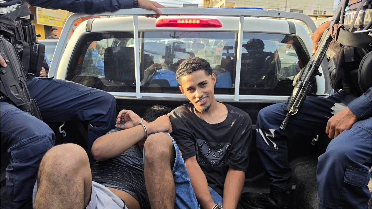 Foto de alias 'el diablo' el día de su detención 