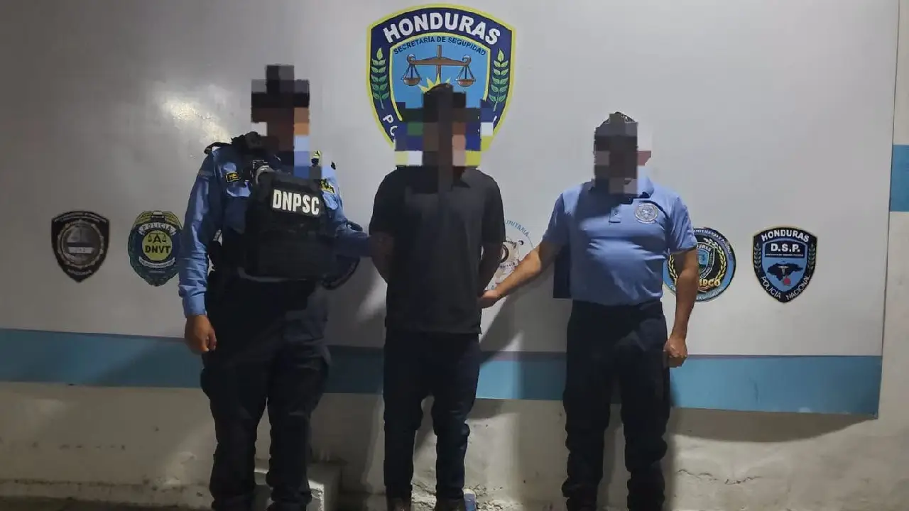 Detenido en Santa Rosa de Copán 