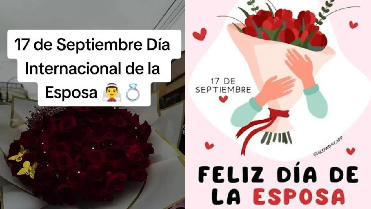 Imágenes relacionadas a la celebración del Día de la Esposa.