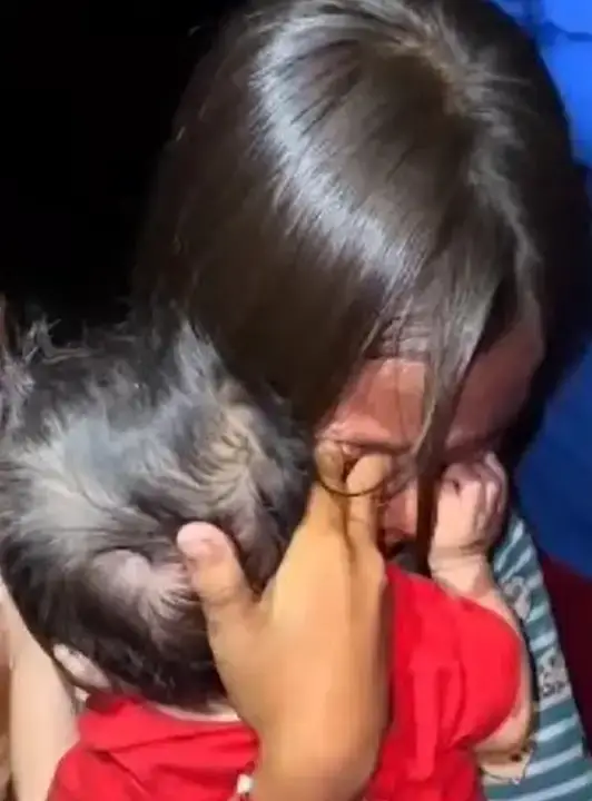 Foto de los dos niños que senaf le quitó a sus padres en SPS