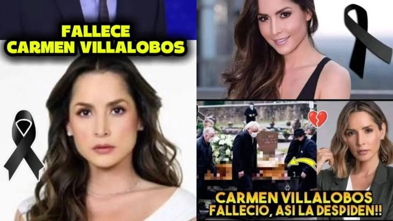 Publicaciones sobre la noticia falsa de la muerte de Carmen Villalobos.