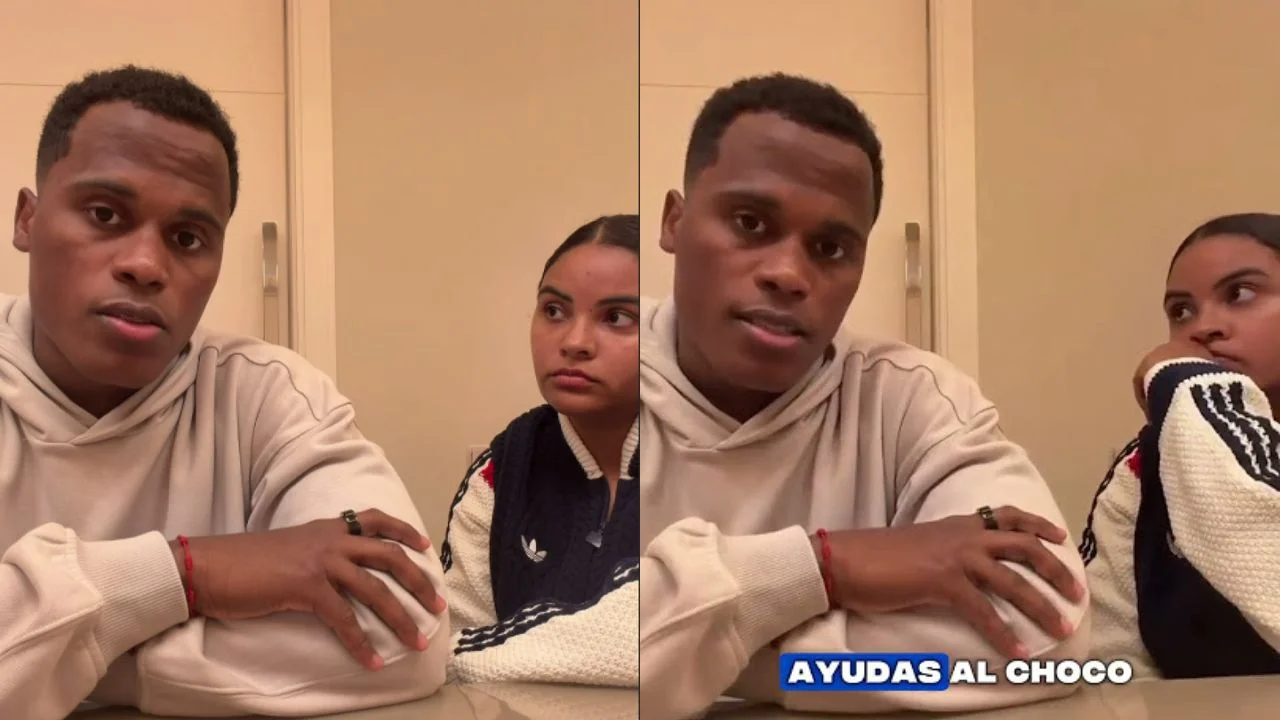 Jhon Arias y su esposa Alejandra Aguilar.