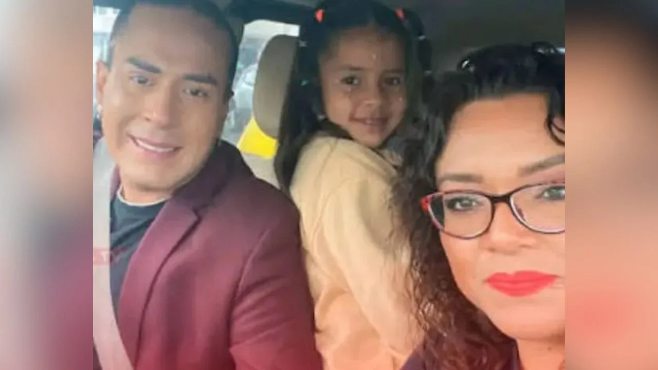 Mauricio Núñez y su familia.
