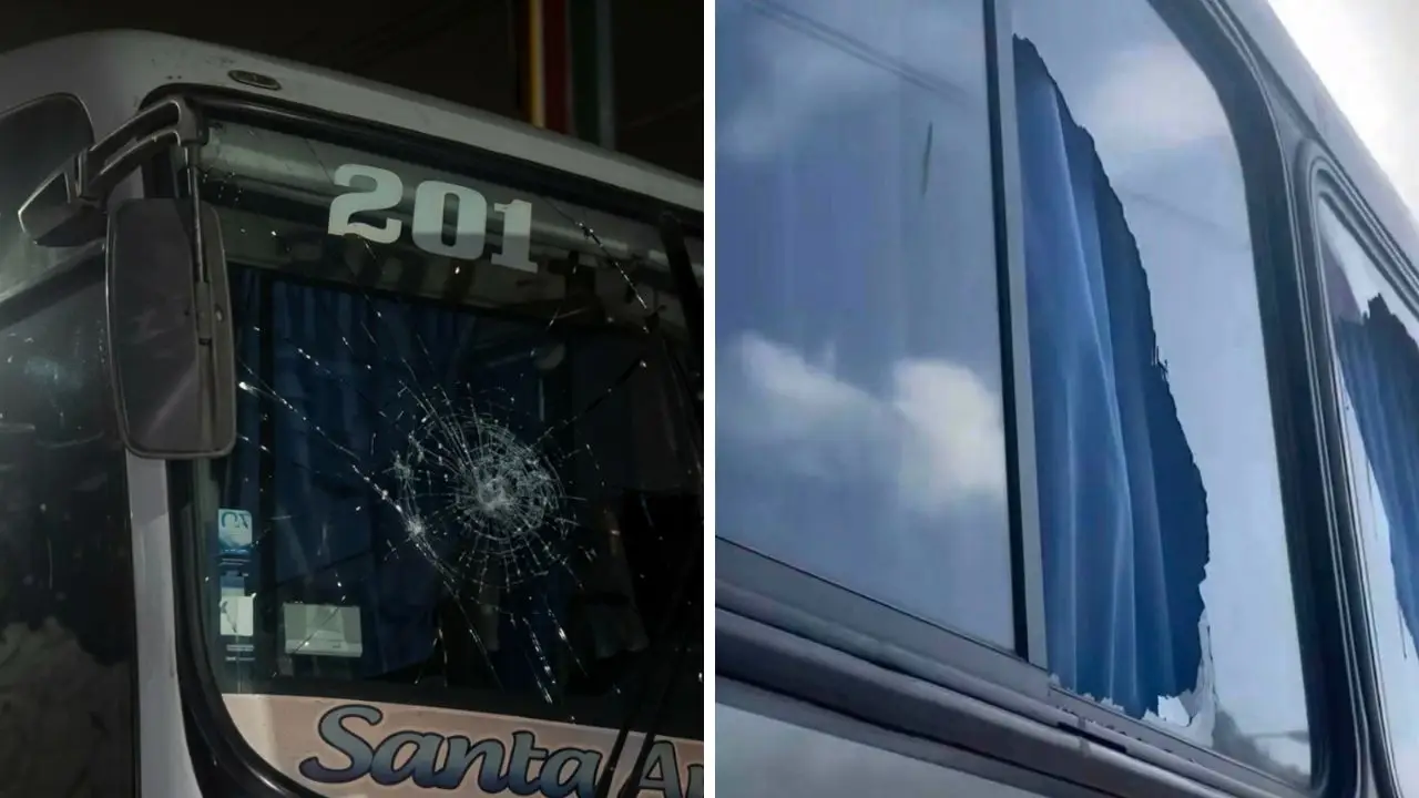 Bus salvadoreño atacado en Honduras