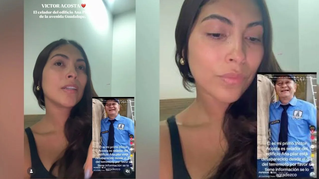 Video de Lorena Altamirano hablando del celador del edificio Ana Pilar