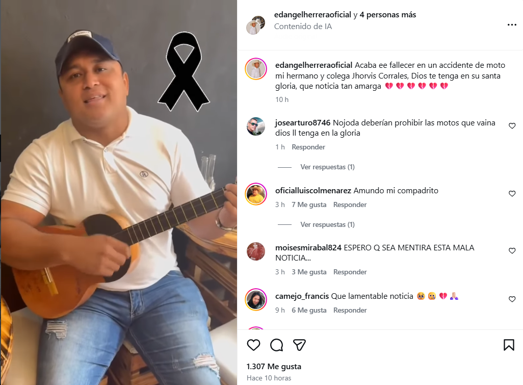 Jhorvis Corrales murió 