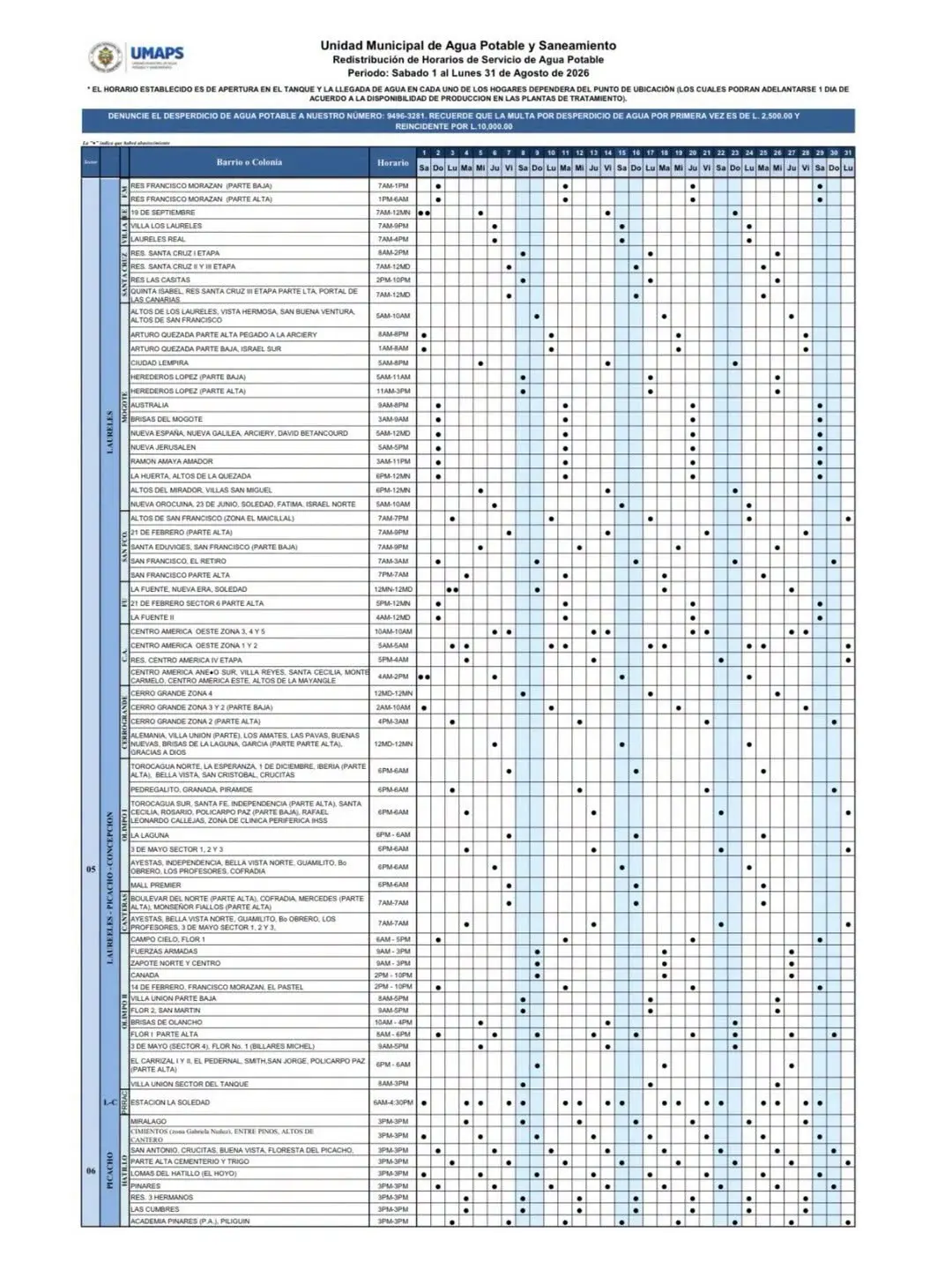 calendario