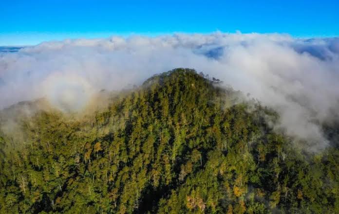 montañas nubes