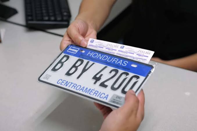 placa números