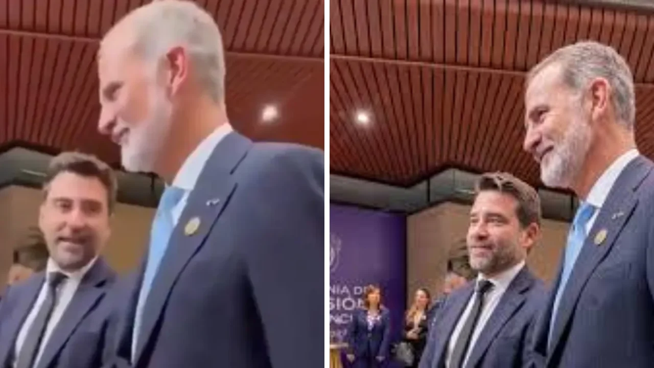 foto de Javier Negre y Felipe VI
