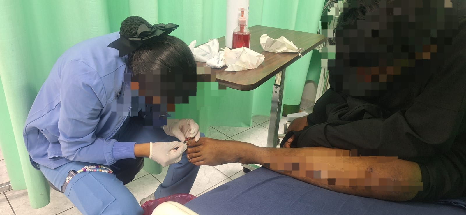 Foto de la víctima de trata por parte de la Pandilla 18