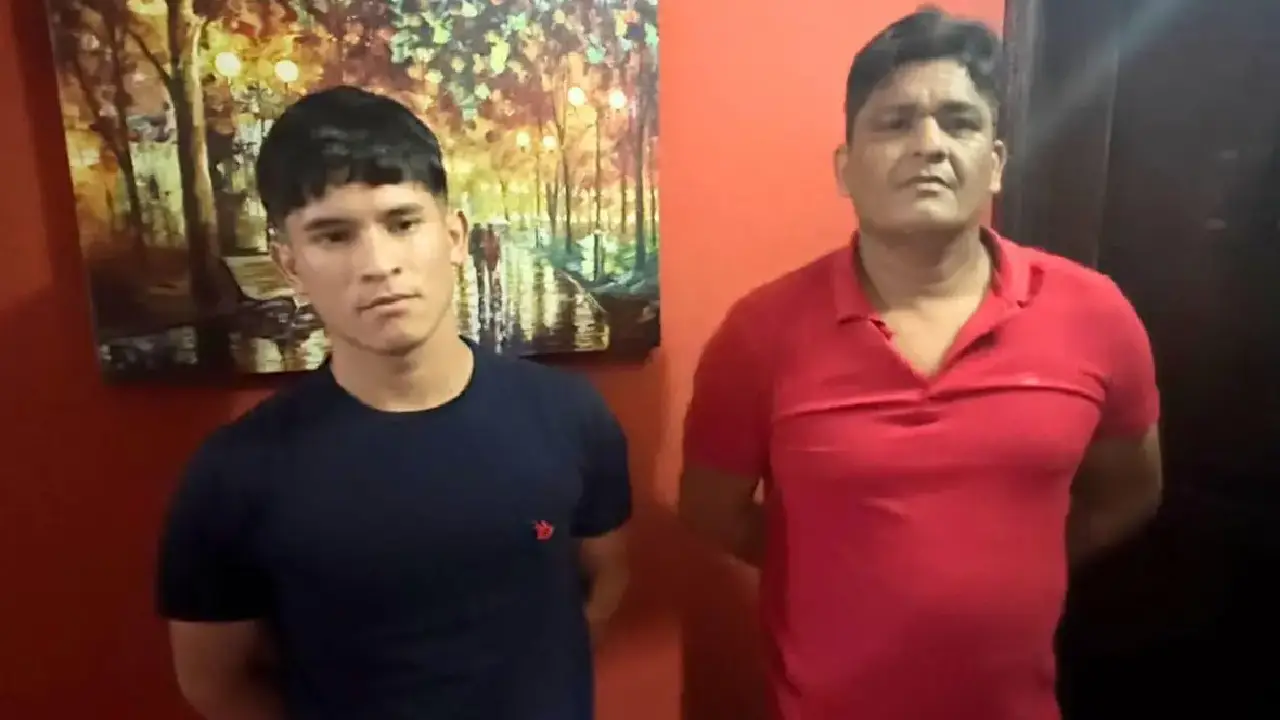 Padre e hijo detenidos