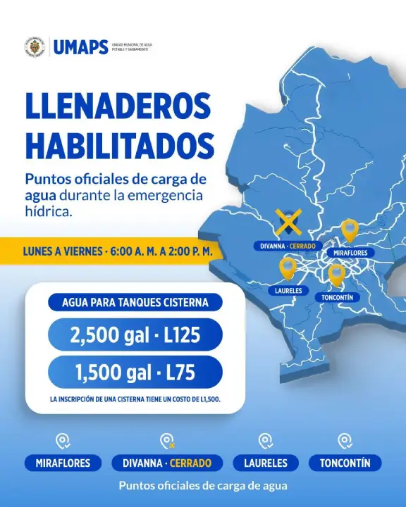 UMAPS llenaderos de agua