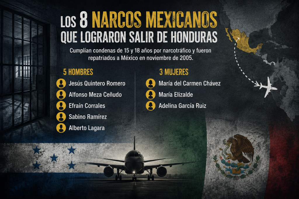 los narcos mexicanos repatriados
