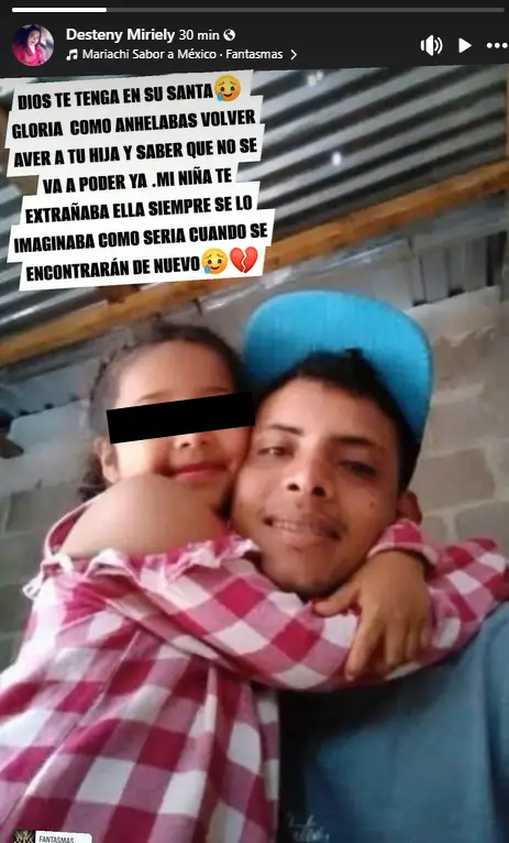 Luis Enrique Villanueva, motociclista que murió tras regresar de la vela de su abuelo