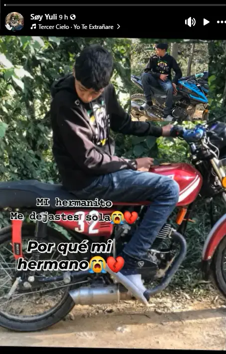 Mensaje para el menor que muere en Guaimaca