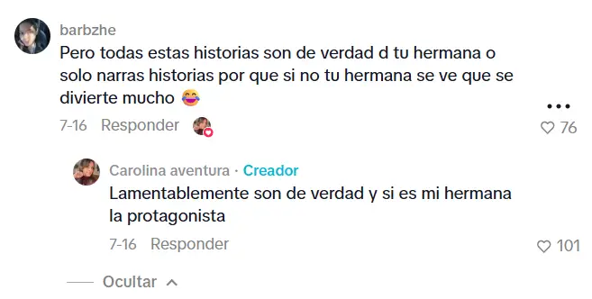 mensaje de la jovencita que cuenta que un jubilado muere durante encuentro romántico
