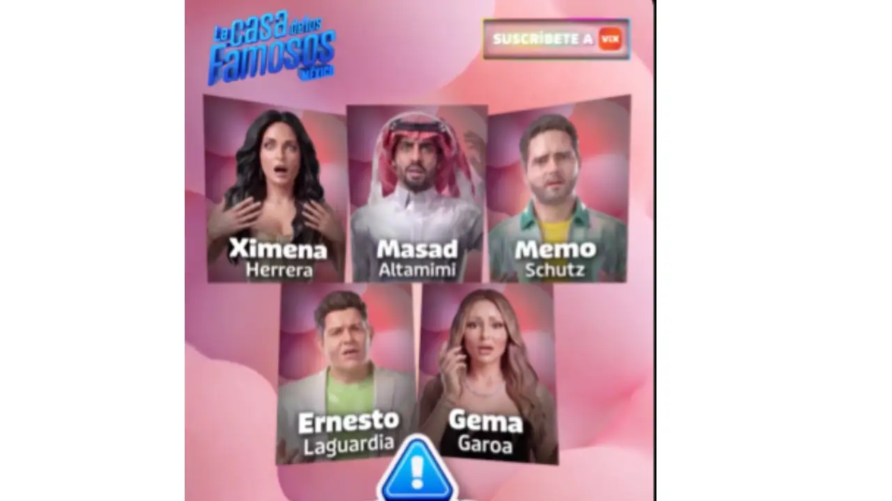 Nominados de La Casa de los Famosos México 2026.