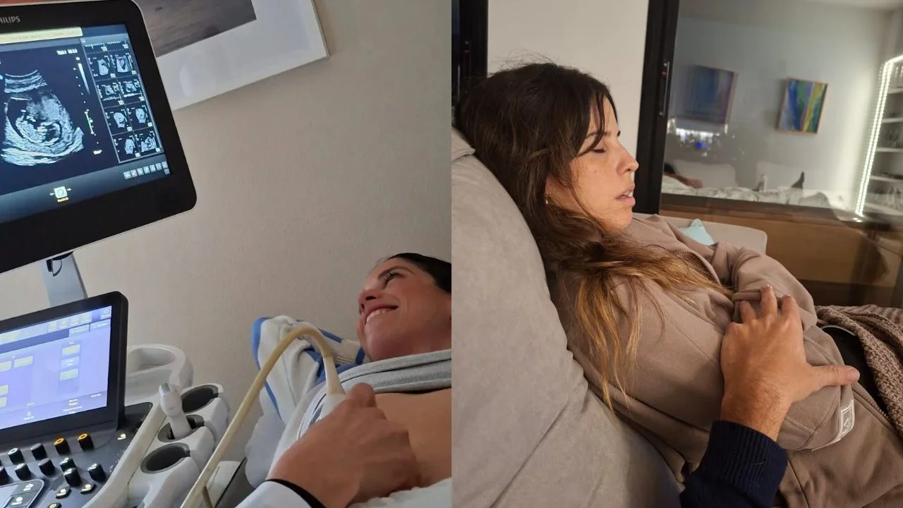 Publicación sobre el embarazo de Cande Molfese, quién espera a su primer hijo.