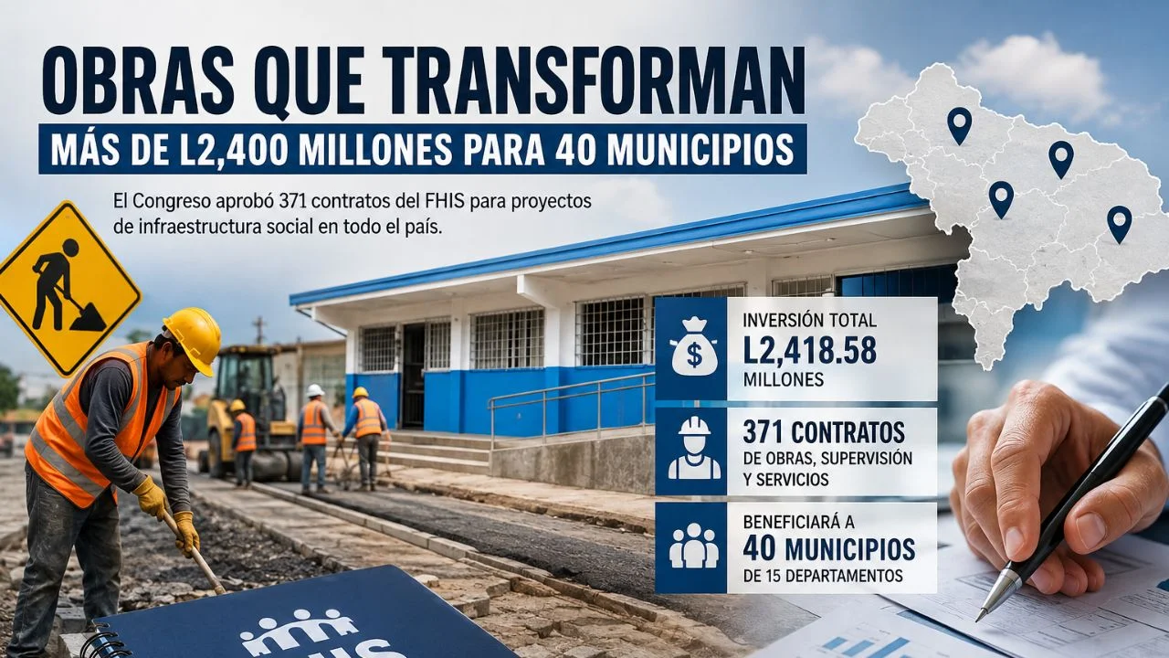 Congreso aprueba 371 contratos del FHIS ¿Está tu comunidad? Imagen de Congreso aprueba 371 contratos del FHIS ¿Está tu comunidad?