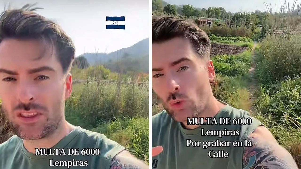 Español denuncia multa de L6,000 en Juticalpa por 'grabar' en la calle Imagen de Español denuncia multa de L6,000 en Juticalpa por 'grabar' en la calle