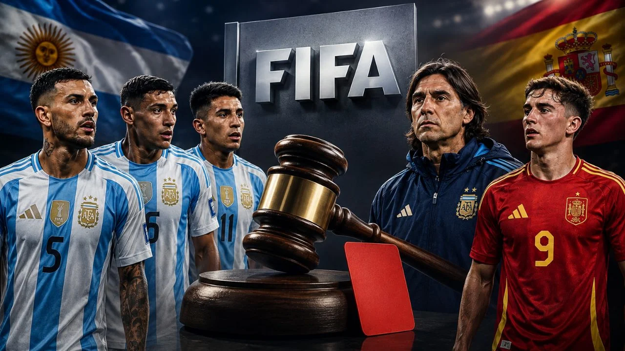 FIFA sanciona a Paredes, Molina y Gavi tras la final del Mundial Imagen de FIFA sanciona a Paredes, Molina y Gavi tras la final del Mundial