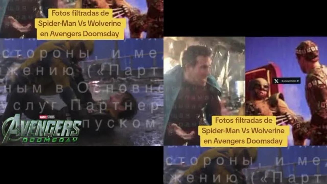 Filtración de Avengers Doomsday: El choque entre Spider-Man y Wolverine Imagen de Filtración de Avengers Doomsday: El choque entre Spider-Man y Wolverine