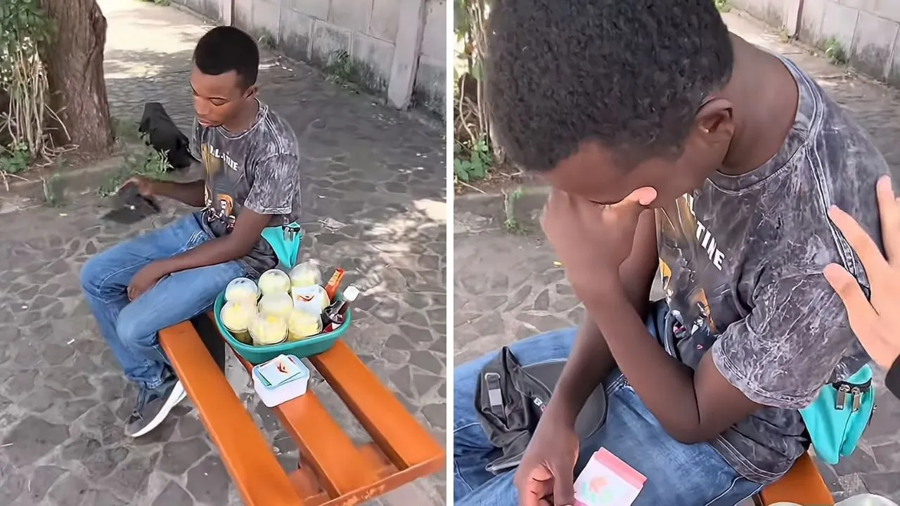 Hondureño vende mangos en Nicaragua para pagar sus estudios de Medicina Imagen de Hondureño vende mangos en Nicaragua para pagar sus estudios de Medicina