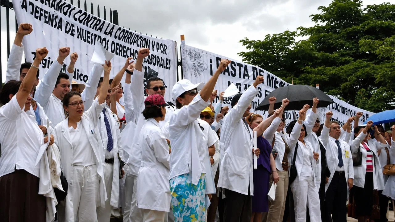 Médicos residentes piden apoyo del Congreso para elevar su salario beca ¿Cuánto solicitan? Imagen de Médicos residentes piden apoyo del Congreso para elevar su salario beca ¿Cuánto solicitan?
